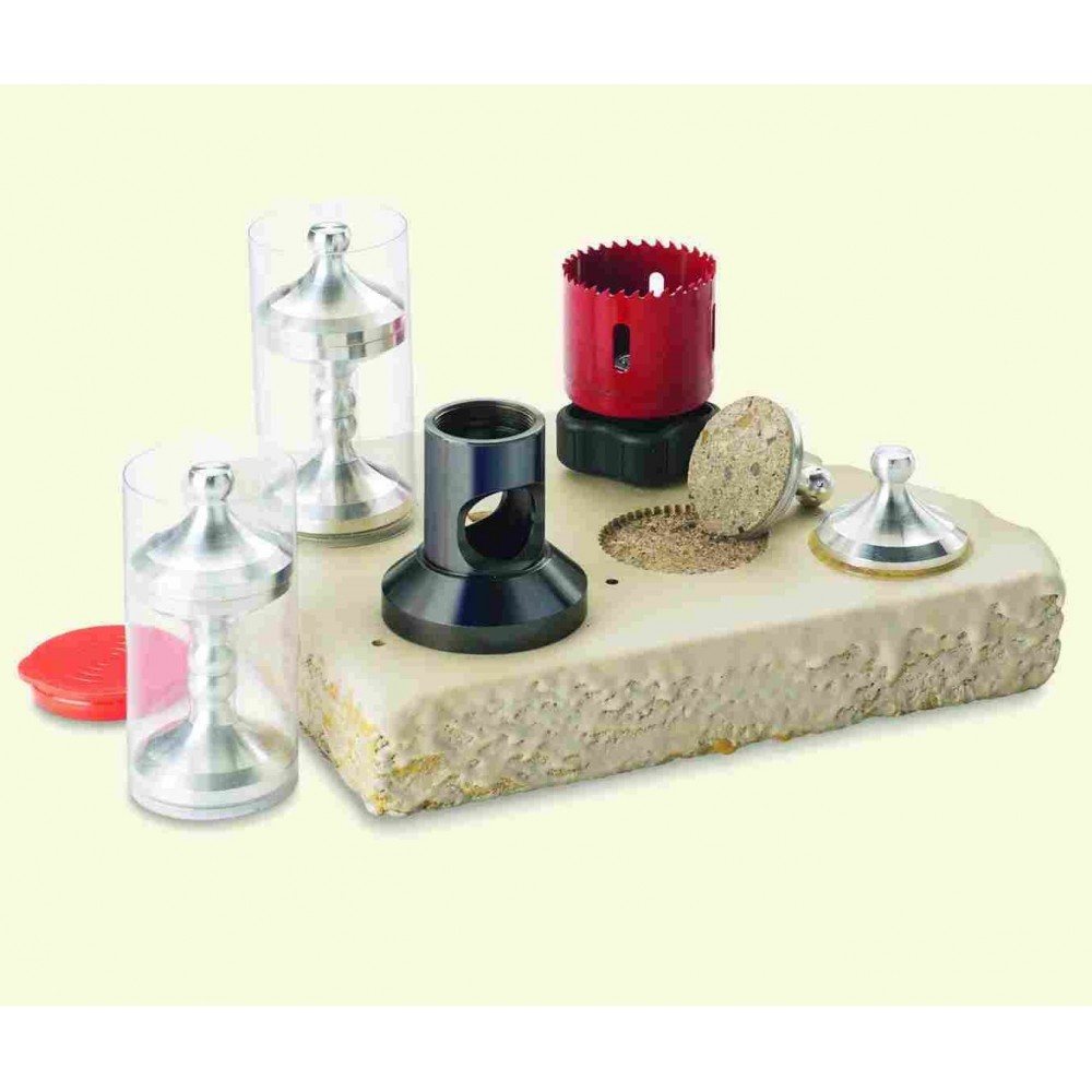 Kit Dolly 50mm per prove su plastica, legni e cemento